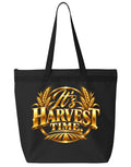 Black Harvest Time Tote