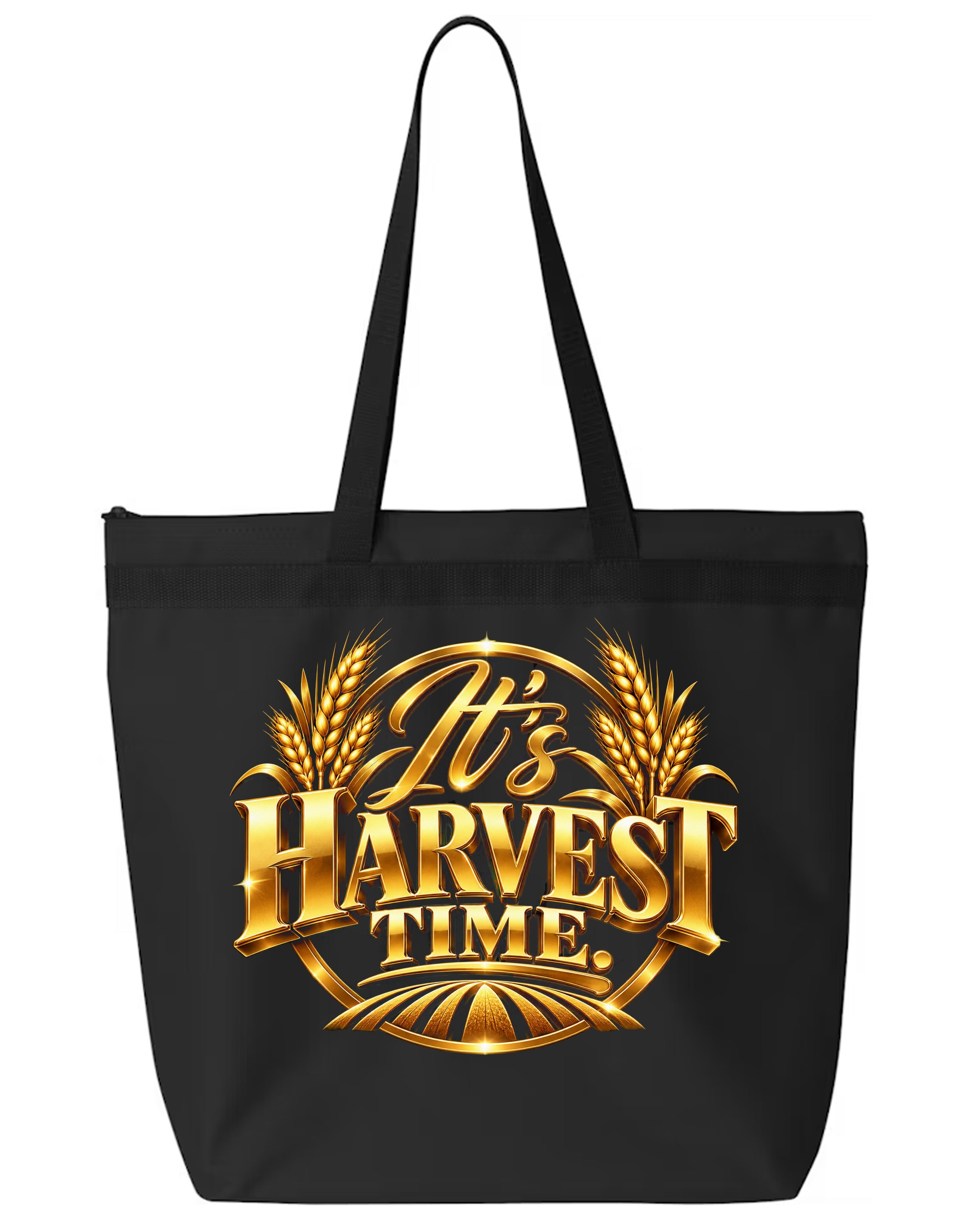 Black Harvest Time Tote